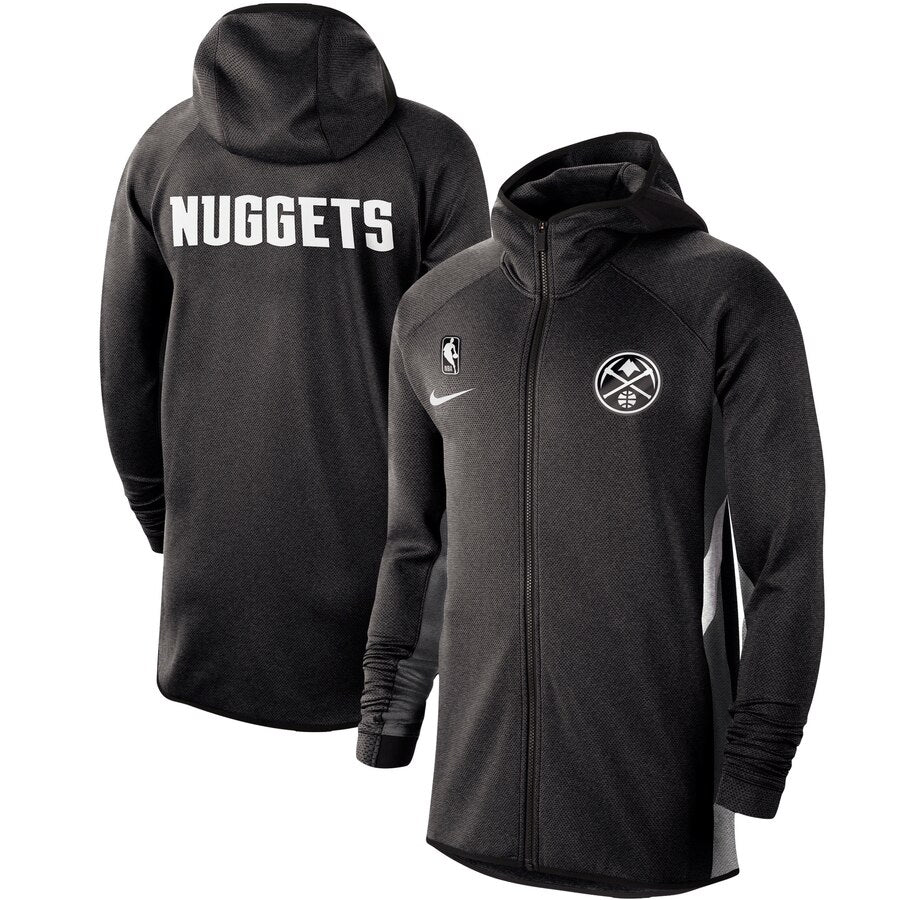 Veste longue noire des Denver Nuggets