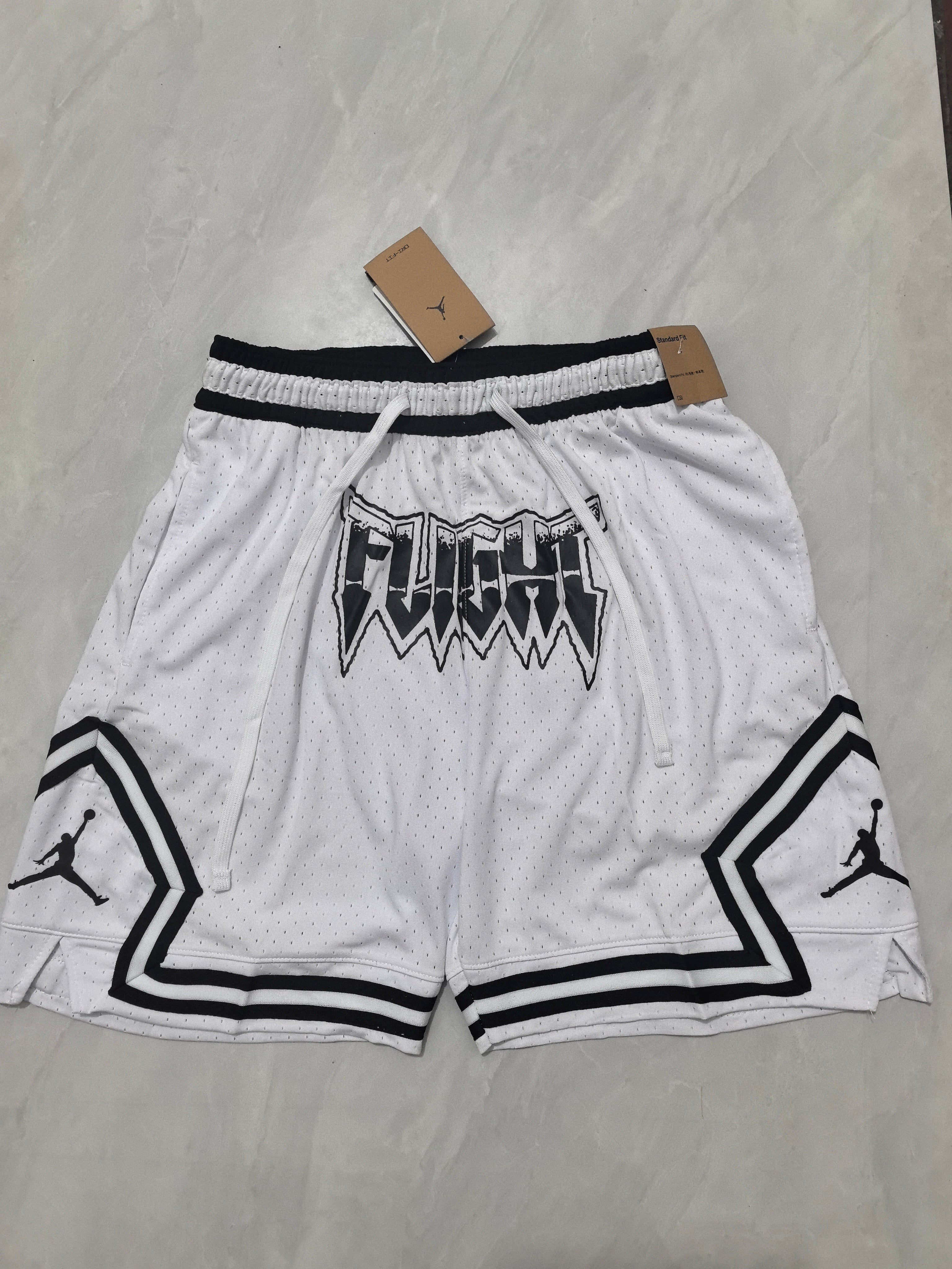 Jordan A-6 Watermark White Basketball Shorts