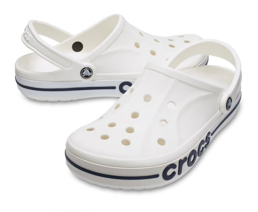 Bayaband white crocs