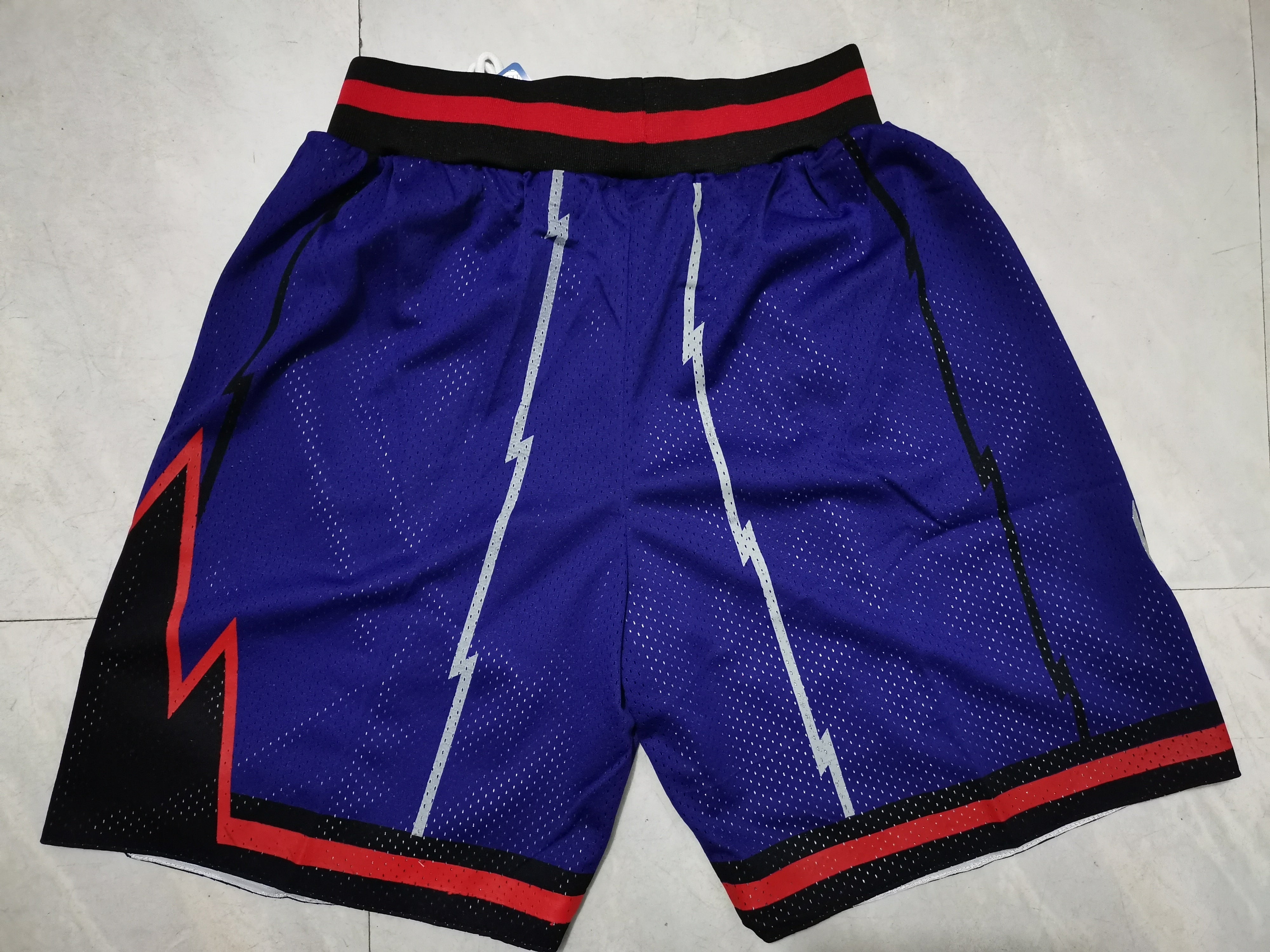 Short Raptors bleu et rouge