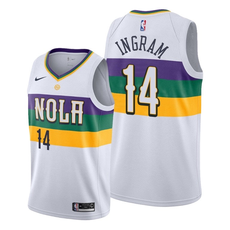 Maillot Nola blanc 14 ingram