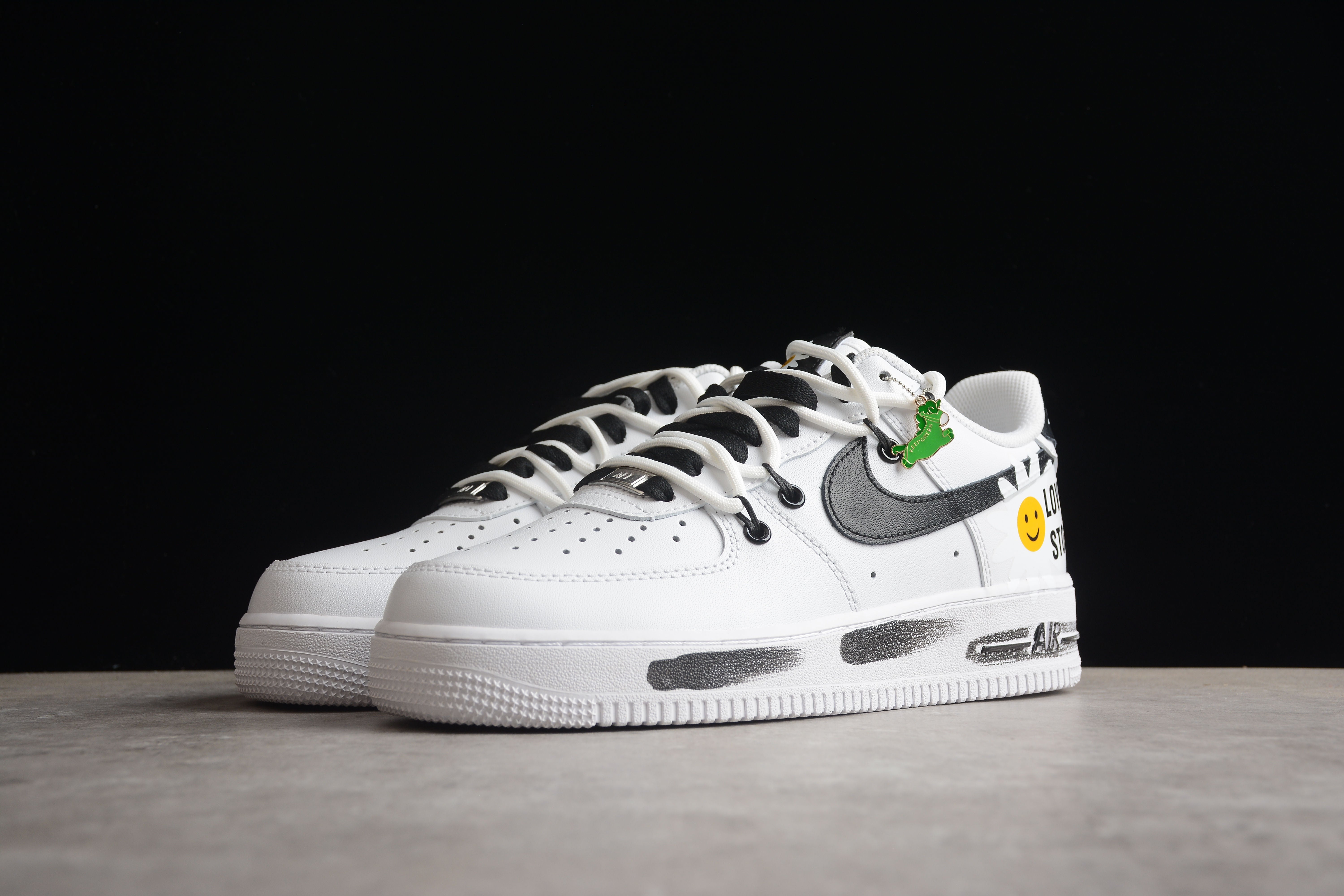 Nike airforce A1 street black shoes