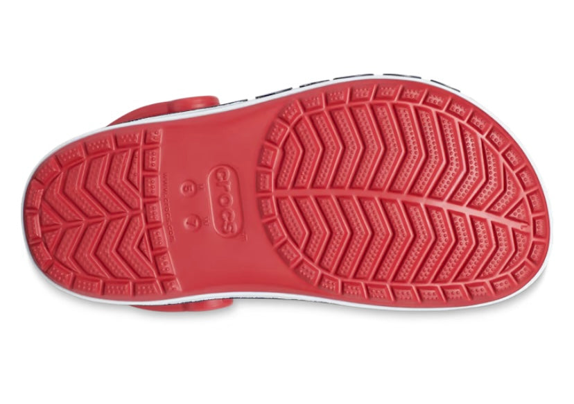 Bayaband red crocs