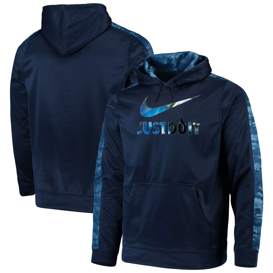 Sweat à capuche Nike 23 Just Do It bleu foncé