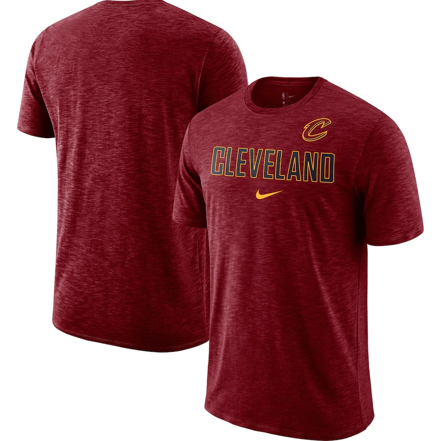 Nike T-shirt Cleveland Cavaliers Vin Chiné