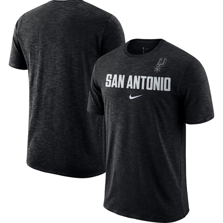 Nike San Antonio Spurs Heathered Black