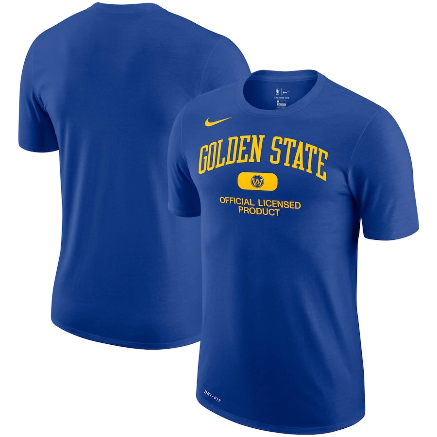 New Era Black Golden State Warriors 2022/23 City Edition Brushed Jersey T-Shirt