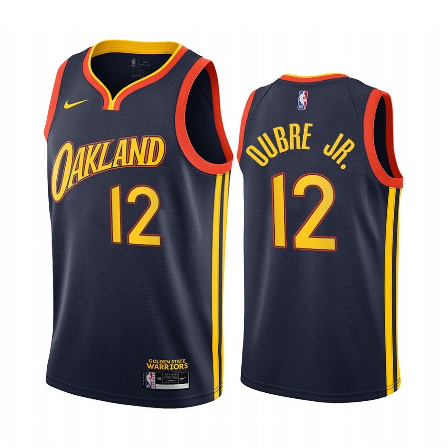 Oakland noir/orange 12 oubre jr. Jersey