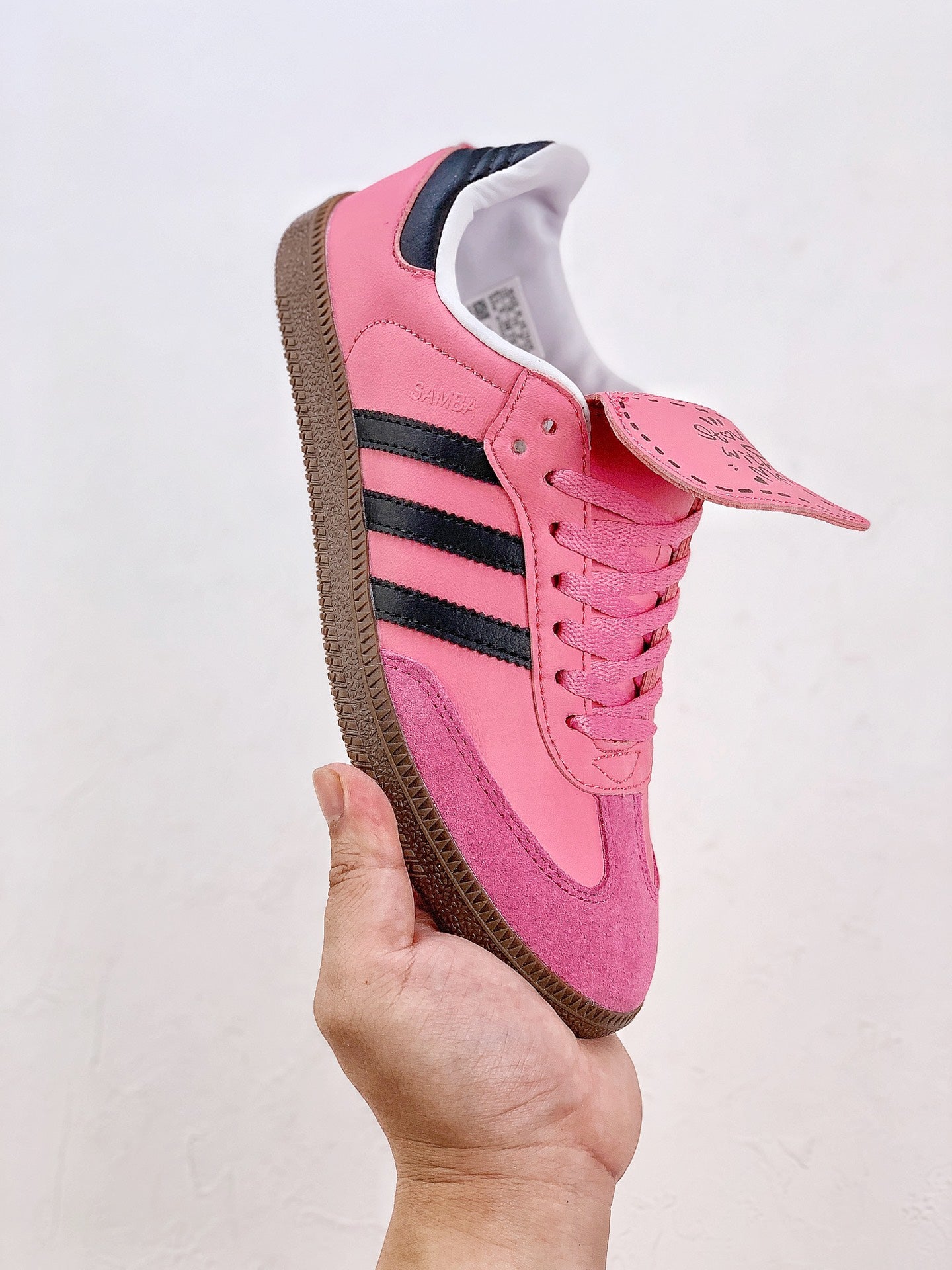 Adidas samba hot pink shoes