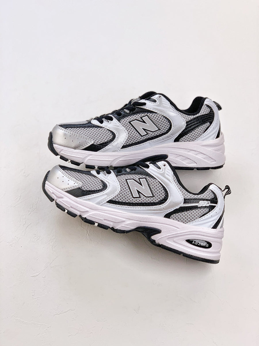 New Balance 530 Silver&Black