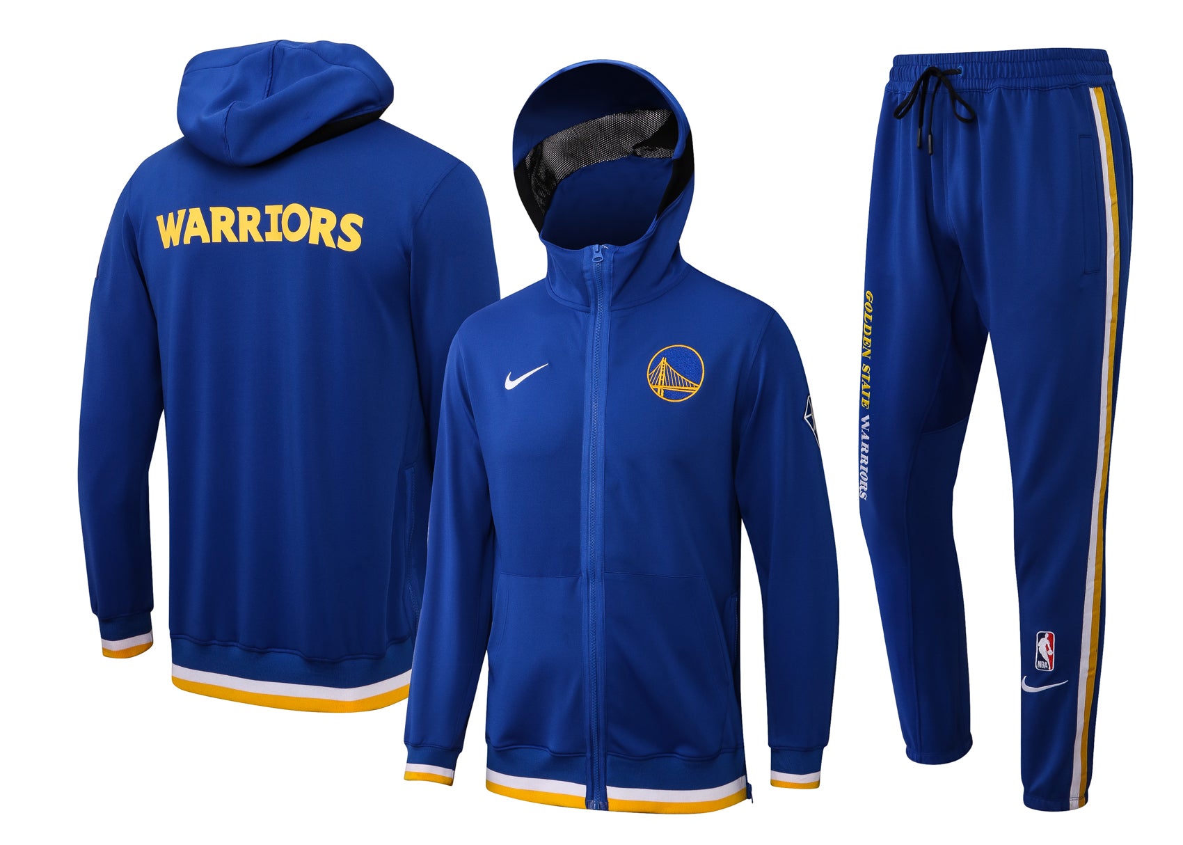 State warriors blue suit