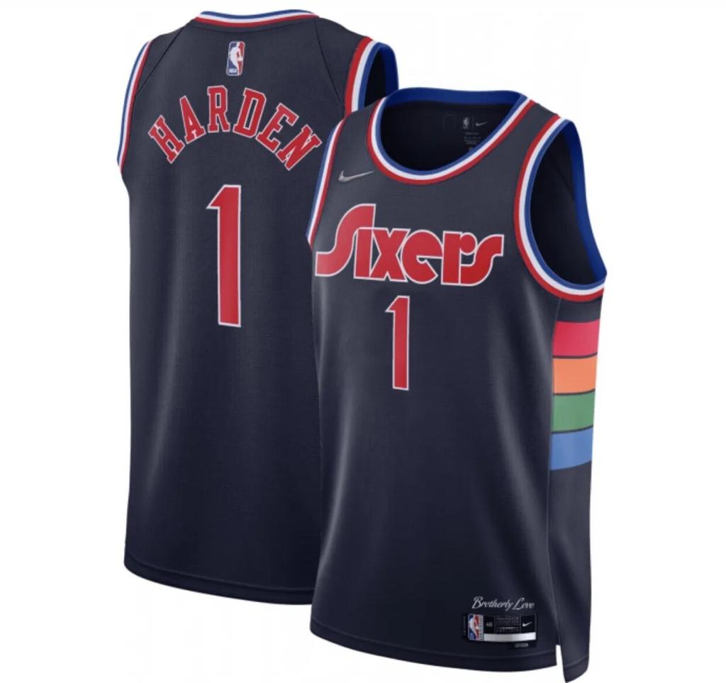 Maillot durci des Philadelphia 76ers 1