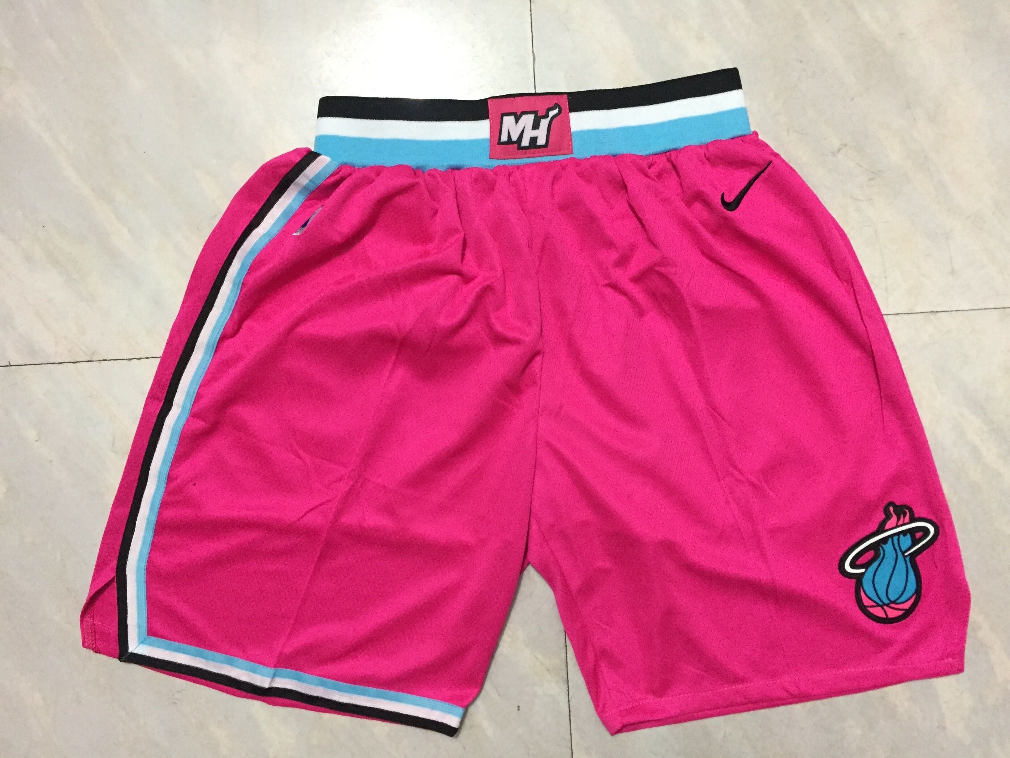 Miami heat hot pink shorts