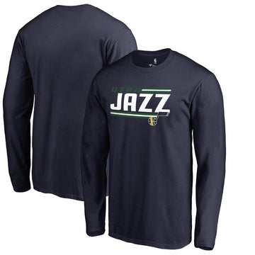 Chemise longue bleu foncé Jazz utah