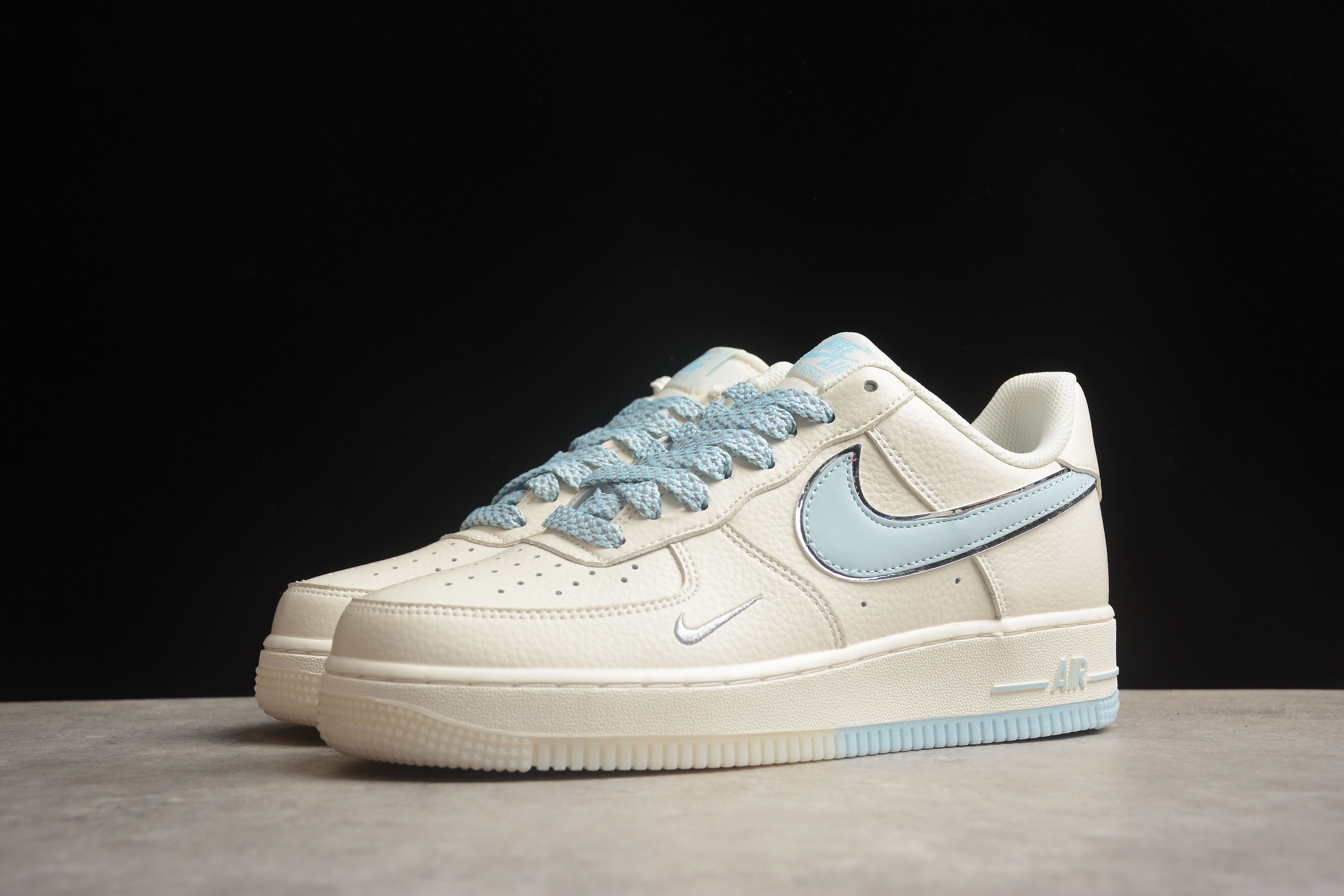 Nike airforce A1 blue ombre shoes