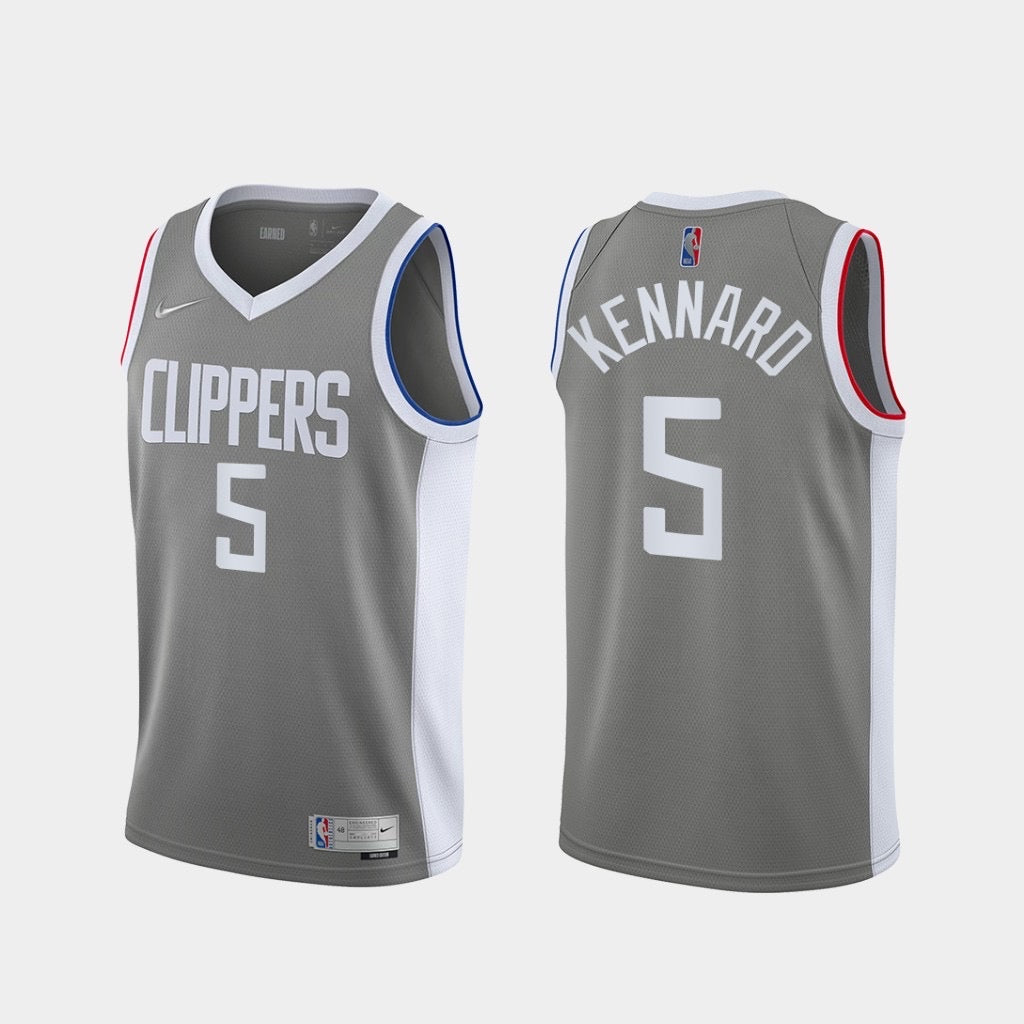 Clippers grey 5 kennard  jersey