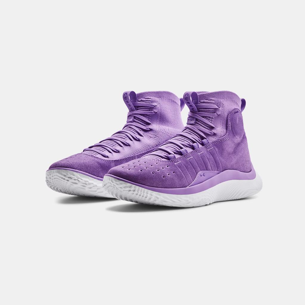chaussures under armour curry 4 flotro violet