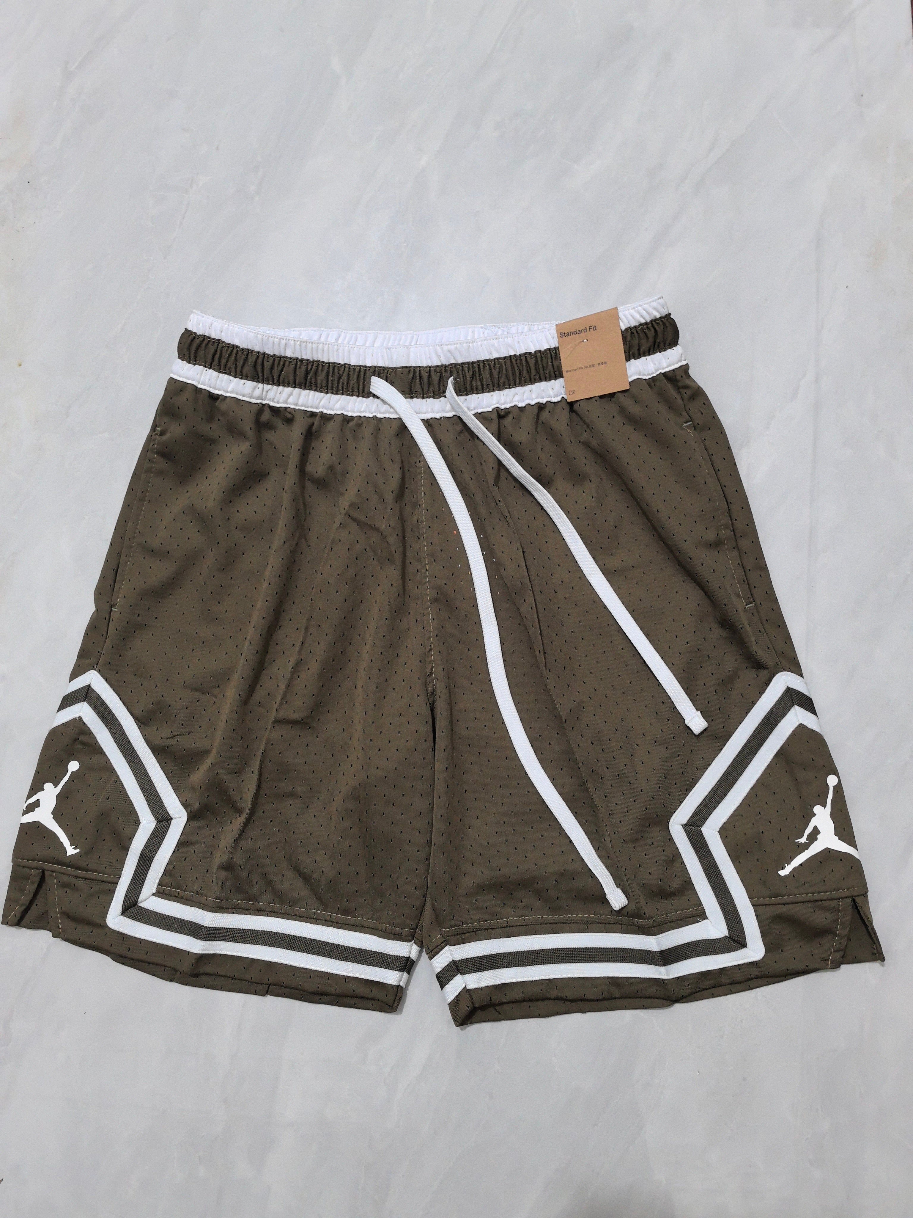 Jordan A-34 Army Green Basketball Shorts