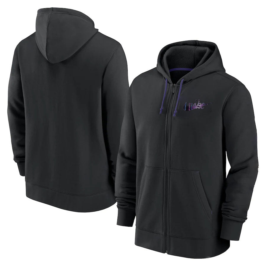 Nike black/purple jacket