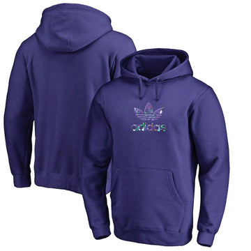 Sweat à capuche violet Adidas