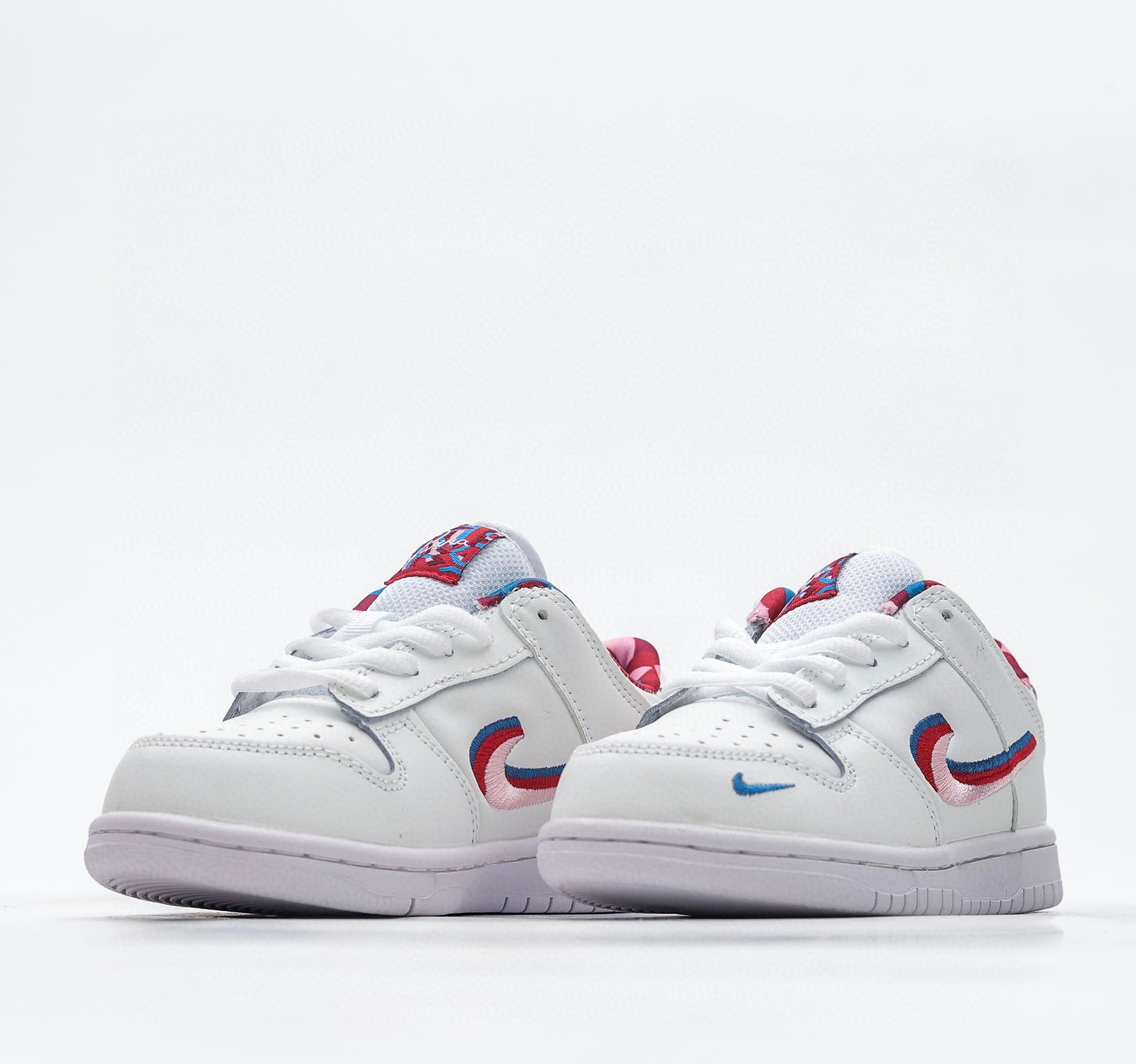 Nike SB white and red shoes