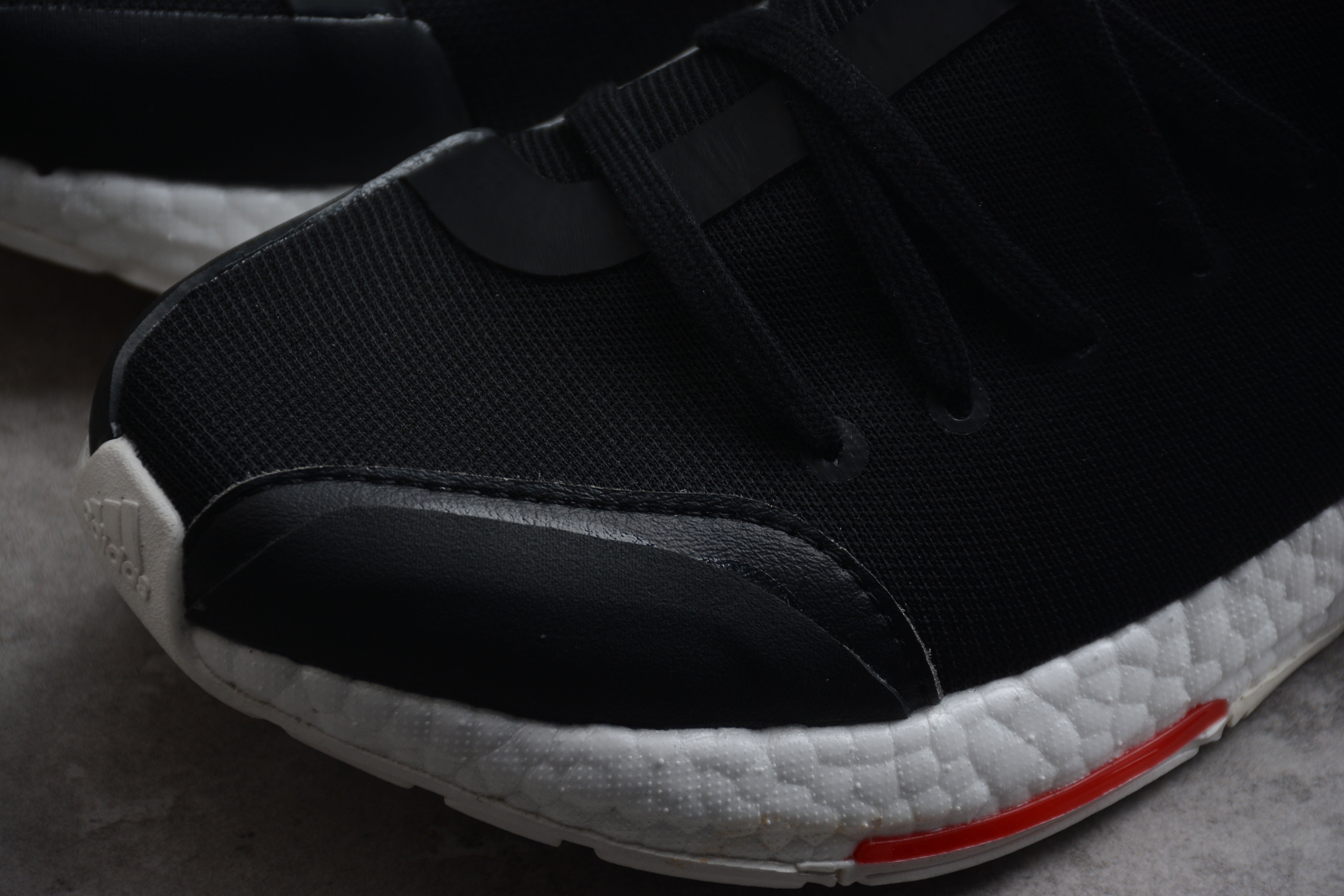 Adidas ultraboost black/red shoes