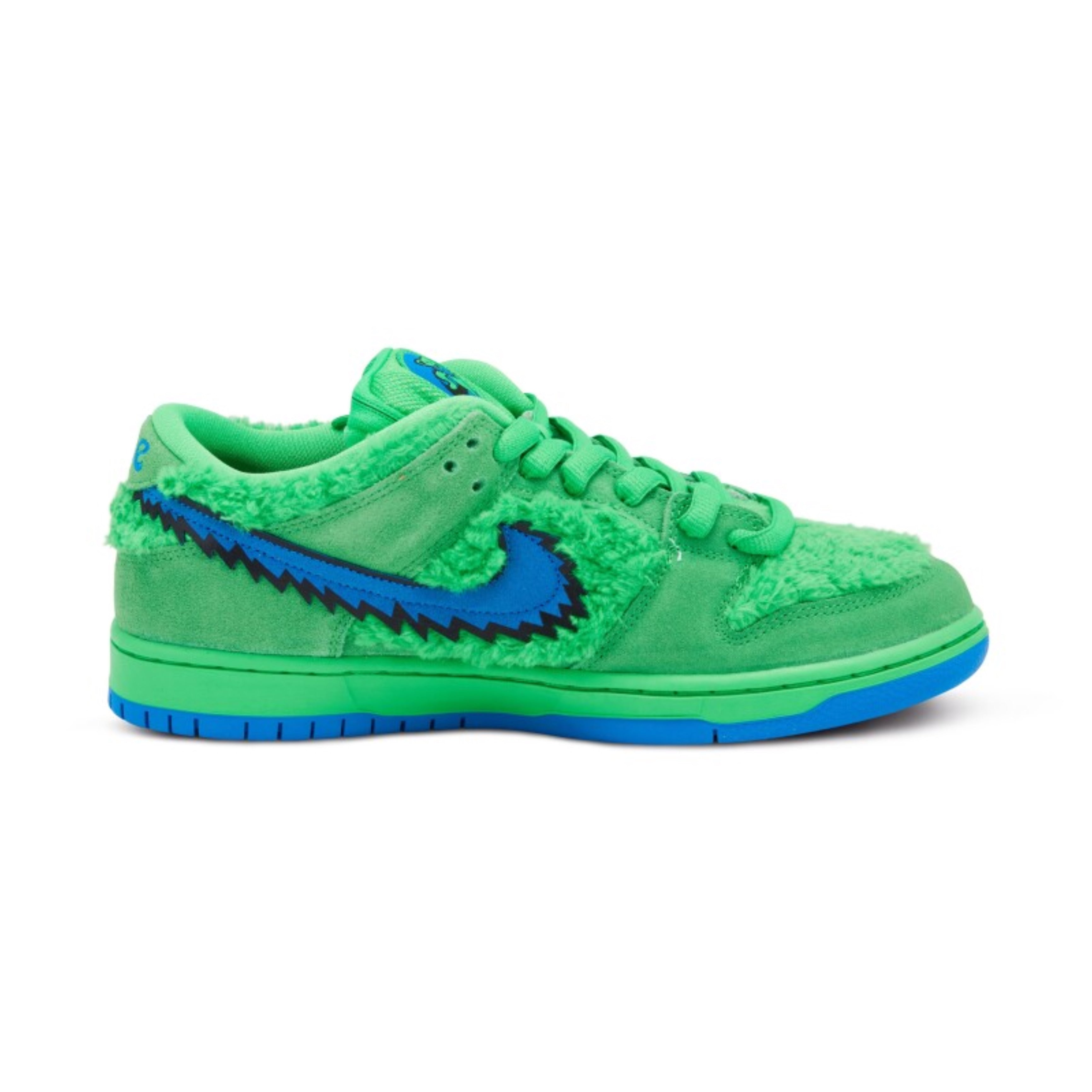 Nike SB low dunk fluffy green shoes