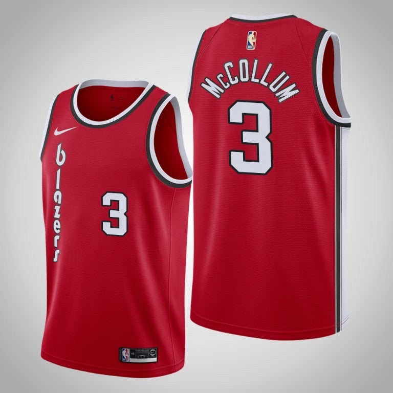 Maillot Blazers rouge 3 Mccollum