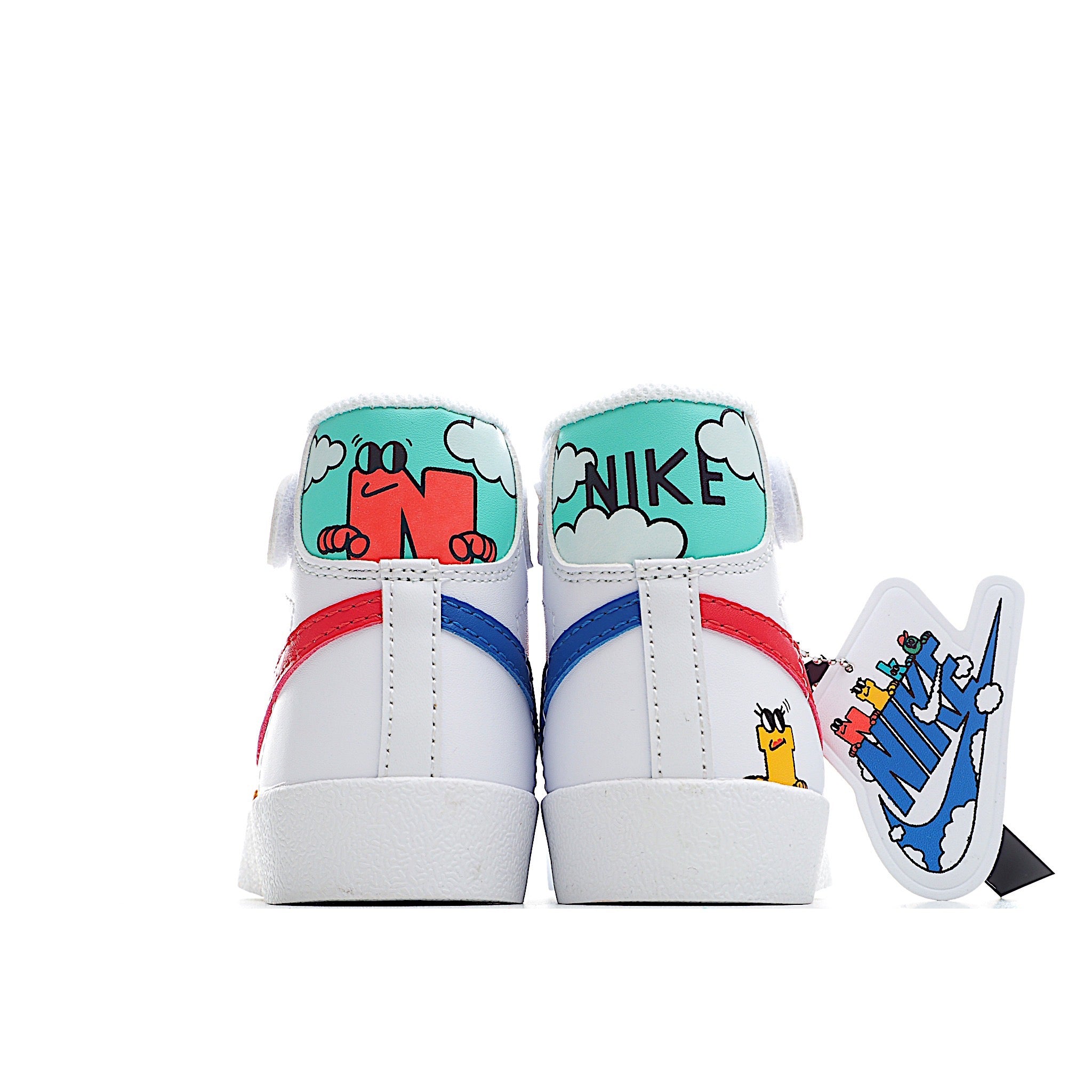 Nike high blazer alphabets shoes