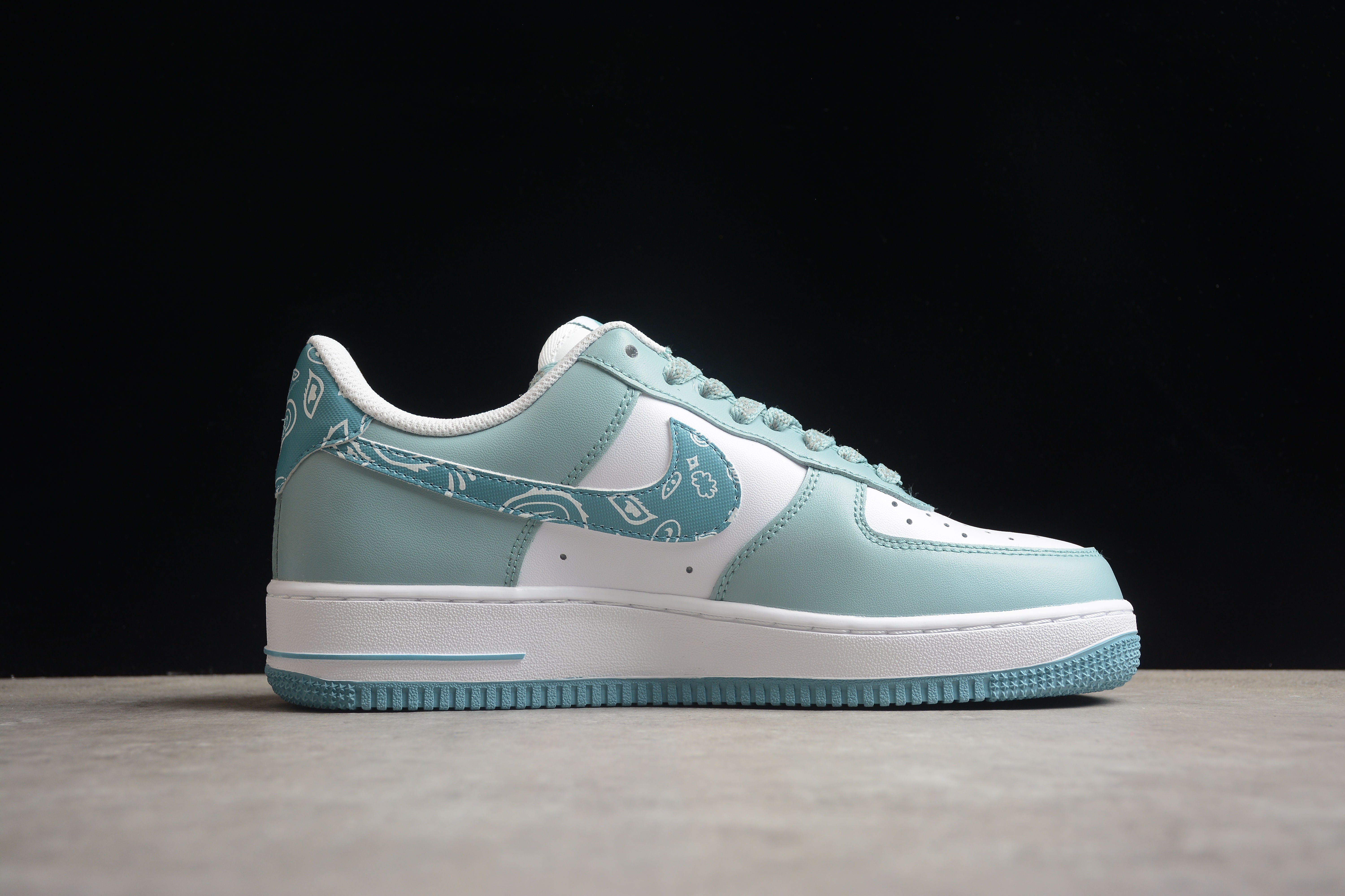Nike airforce A1 aqua shoes