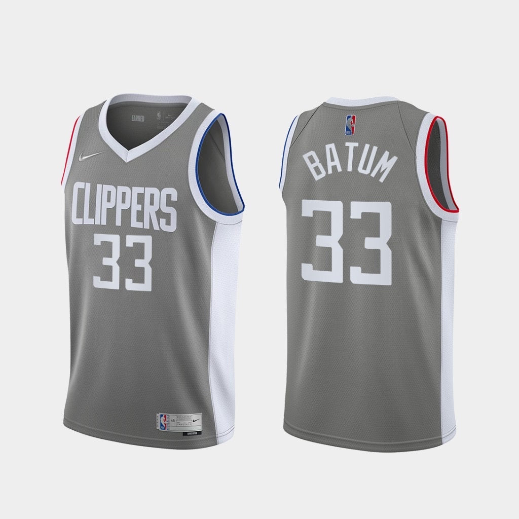 Clippers grey 33 batum  jersey