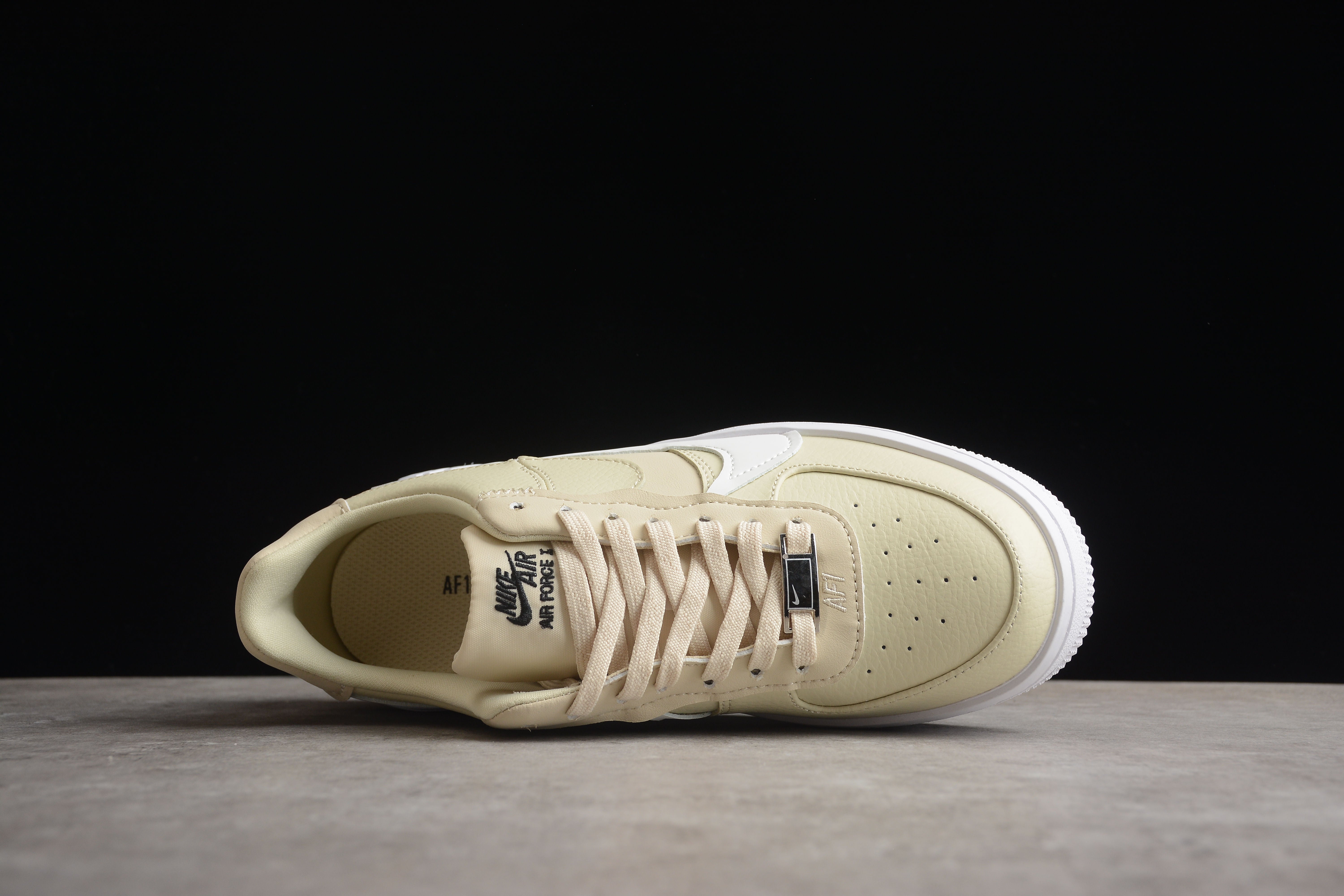 Nike airforce A1 beige shoes