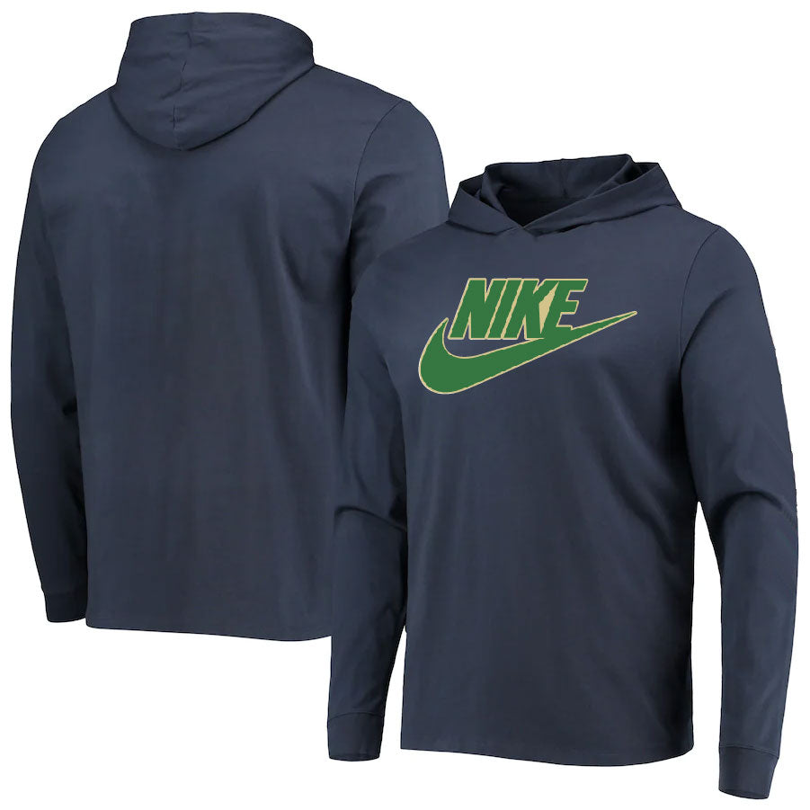 Sweat à capuche Nike 20 noir/vert