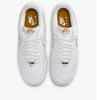 Nike airforce A1 gold and white shoes