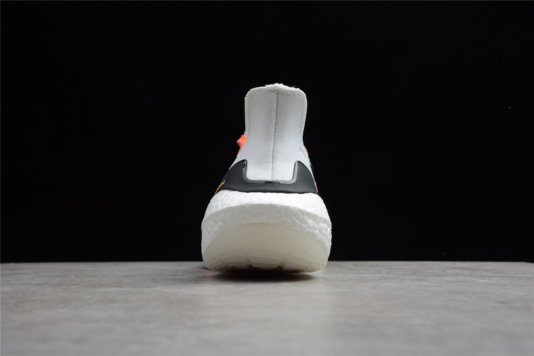 Adidas ultraboost white/orange/black shoes