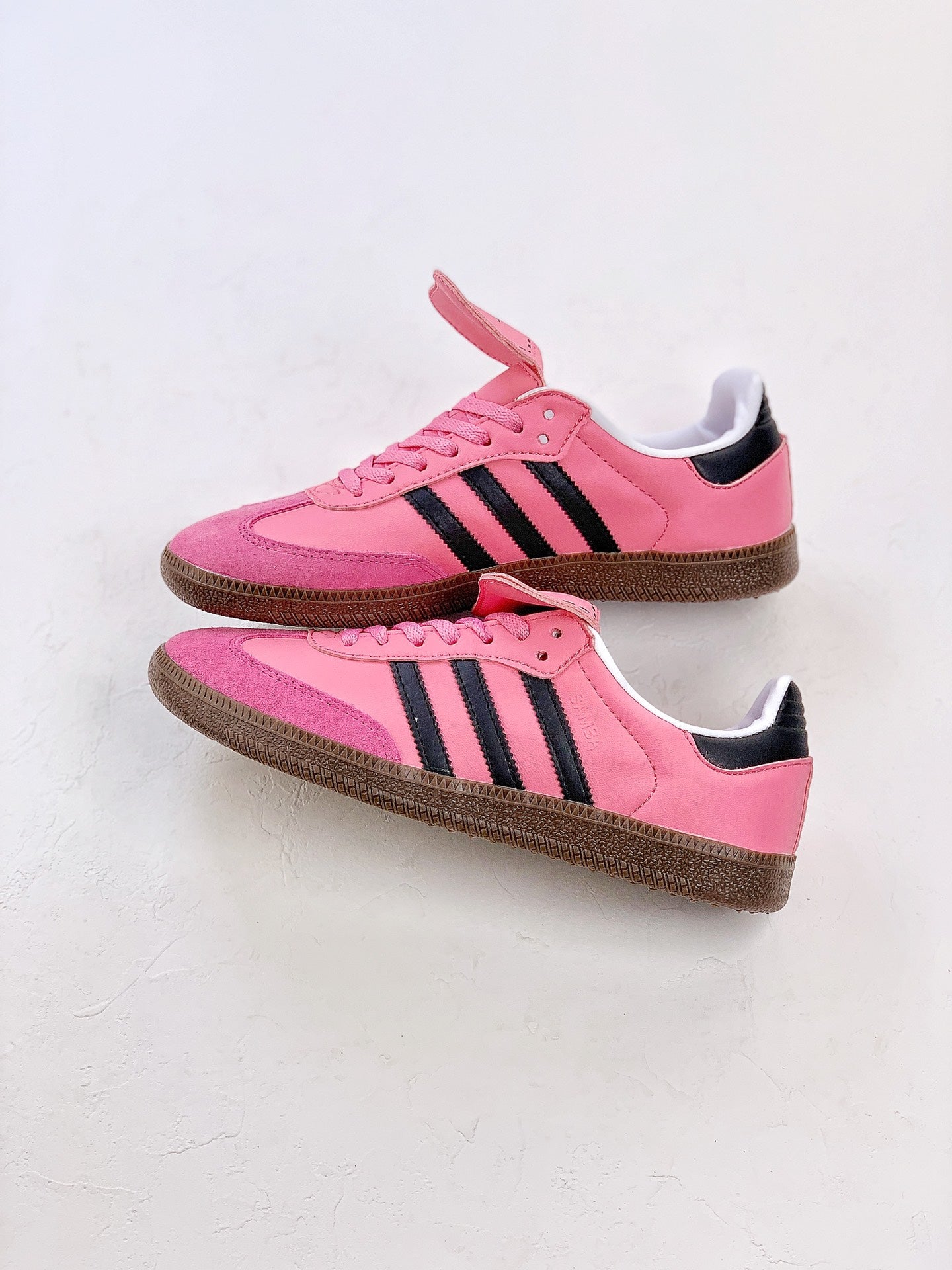 Adidas samba hot pink shoes