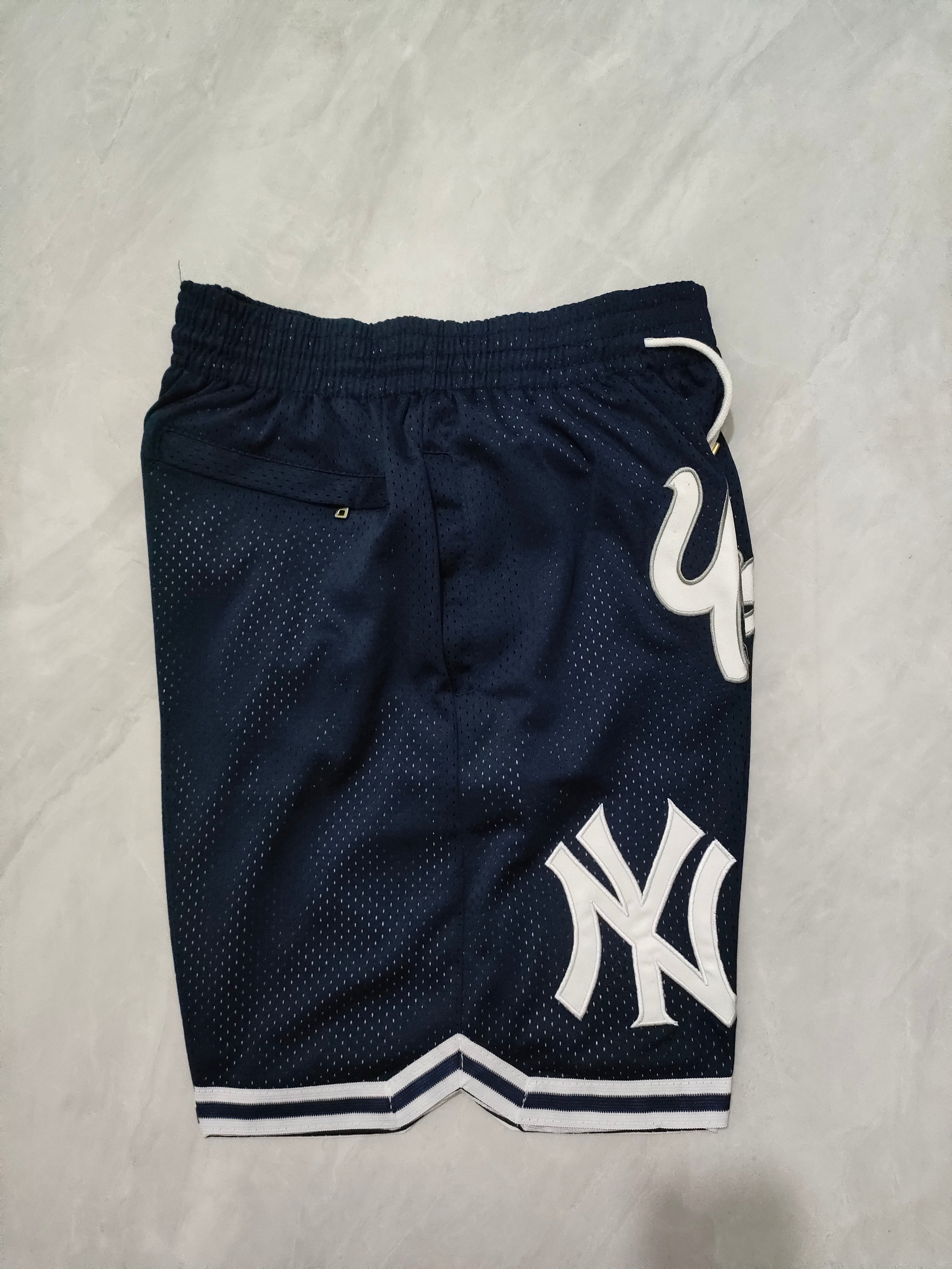 Baseball Yankees Black Pocket shorts
