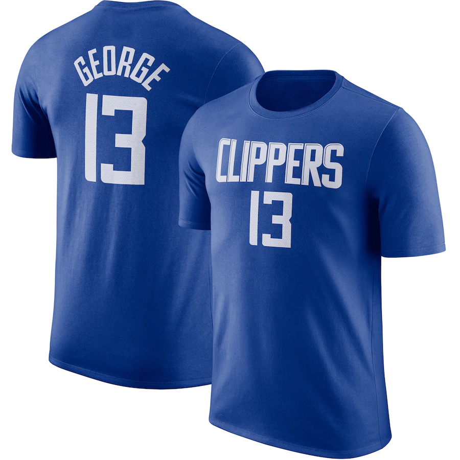 Nike T-shirt Youth Los Angeles Clippers Paul George  Blue #13 Dri-FIT