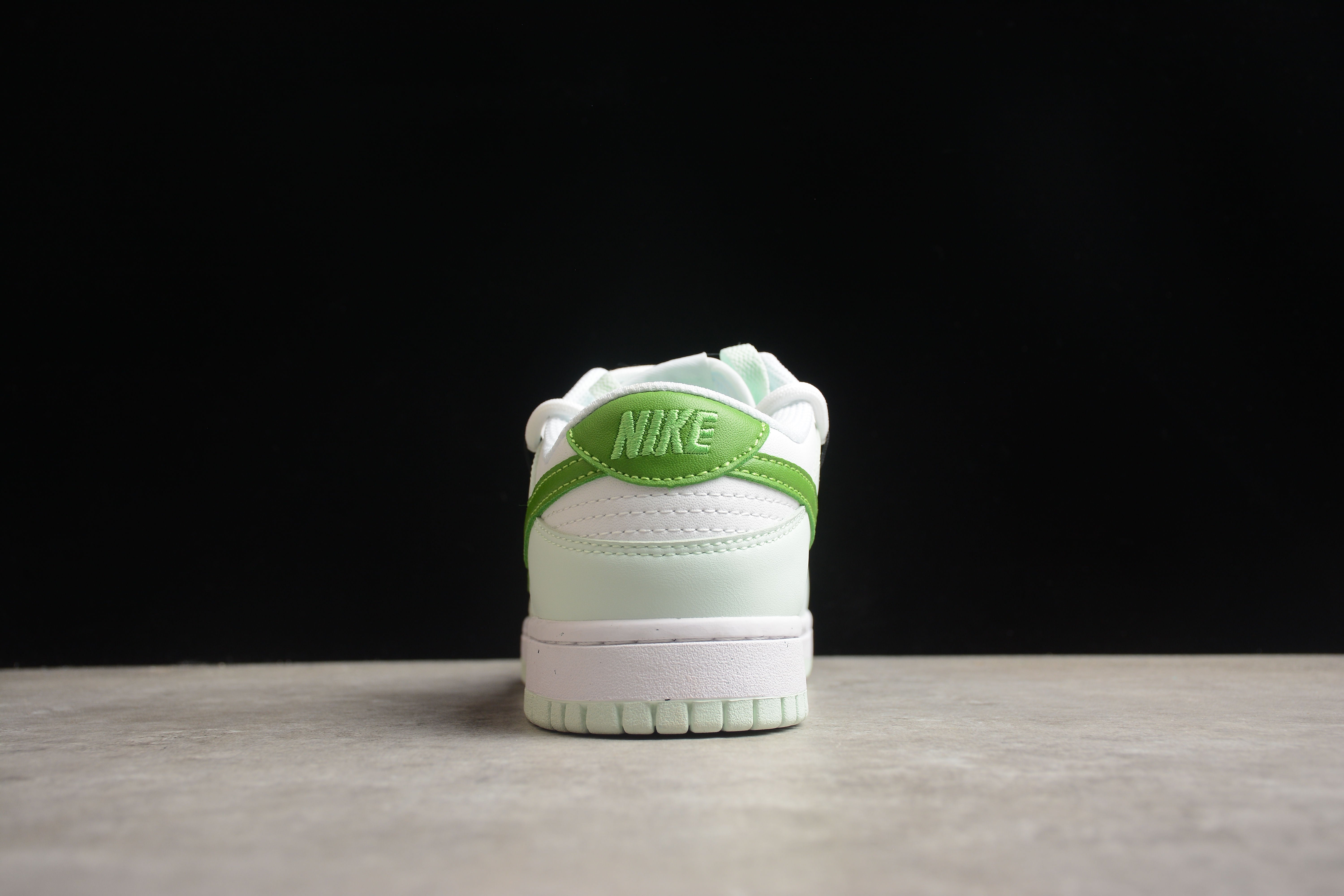 Nike SB dunk low strap light green shoes