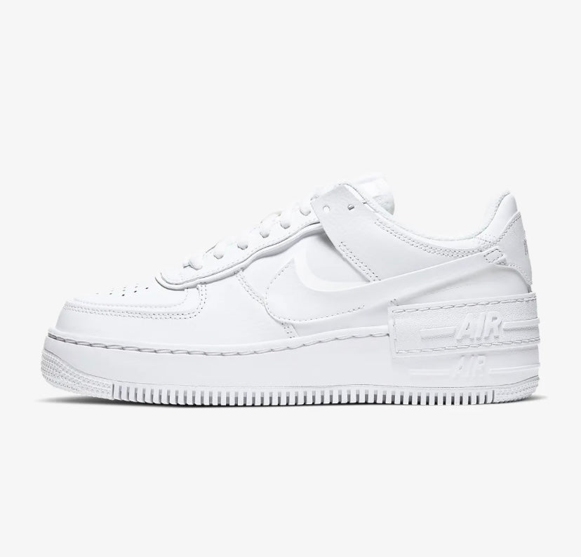 Nike airforce A1 double chaussures blanches complètes