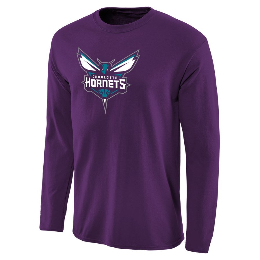 Charlotte hornets purple long shirt