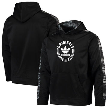 Sweat à capuche Adidas originals noir et blanc