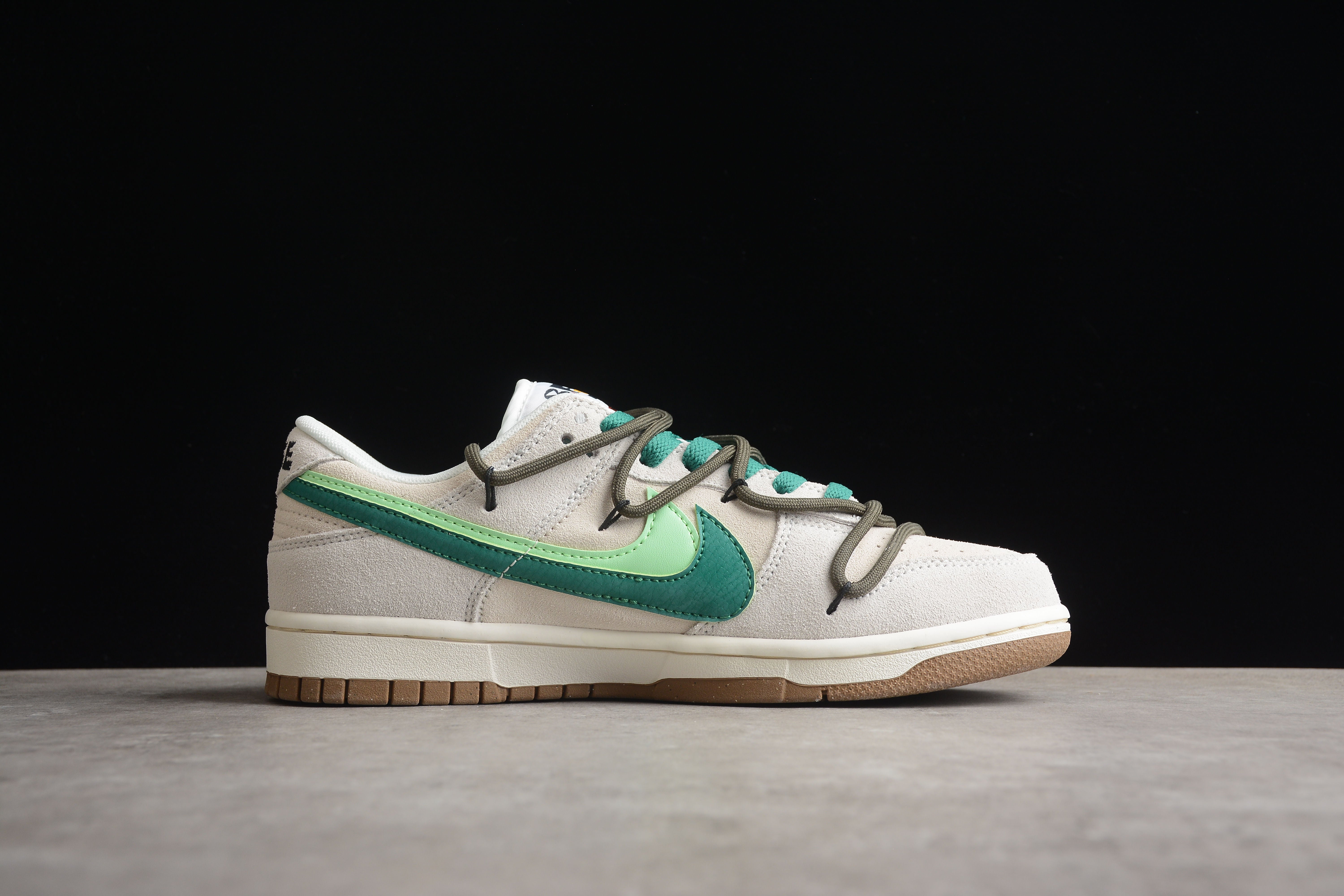 Nike SB dunk low double green shoes