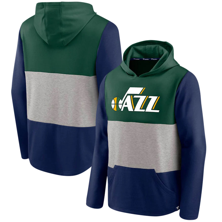 Utah jazz green/grey/blue hoodie