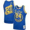 Retro Golden state warriors 24 blue jersey