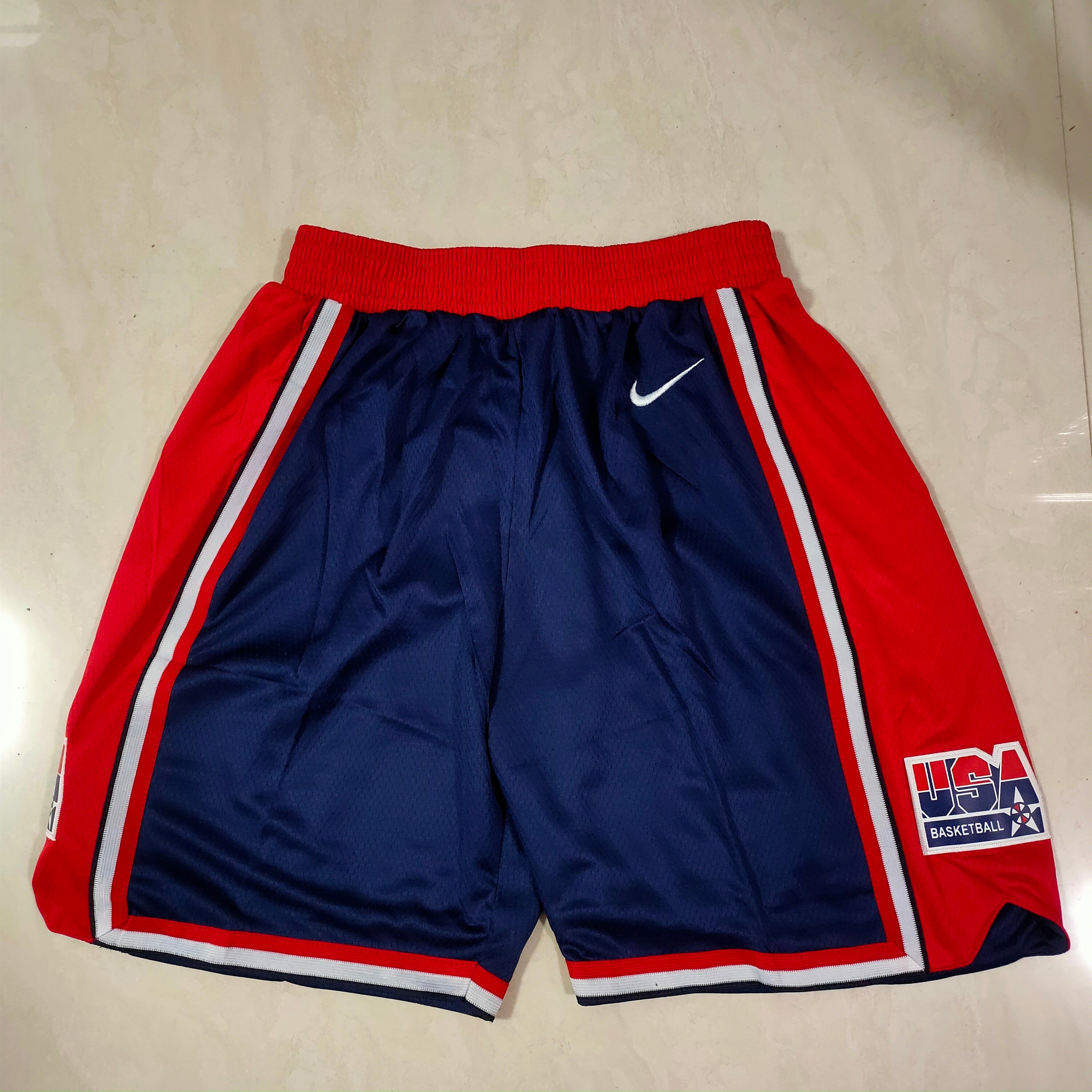 Short USA rouge/bleu marine