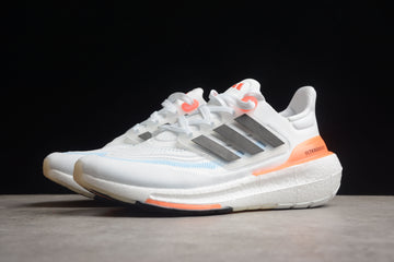 Adidas ultraboost white/blue/orange shoes