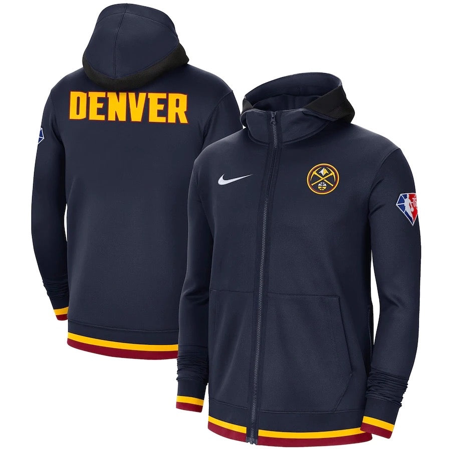 Denver nuggets navy blue jacket
