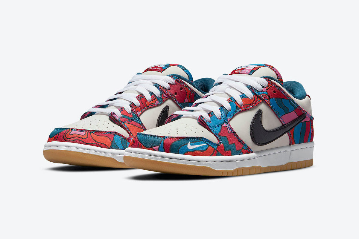 Nike SB dunk low chaussures d'art abstrait