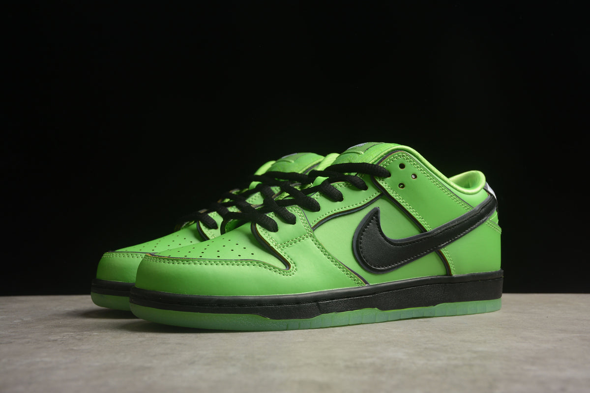 Nike SB dunk low the powerpuff girls green shoes – Dunknation